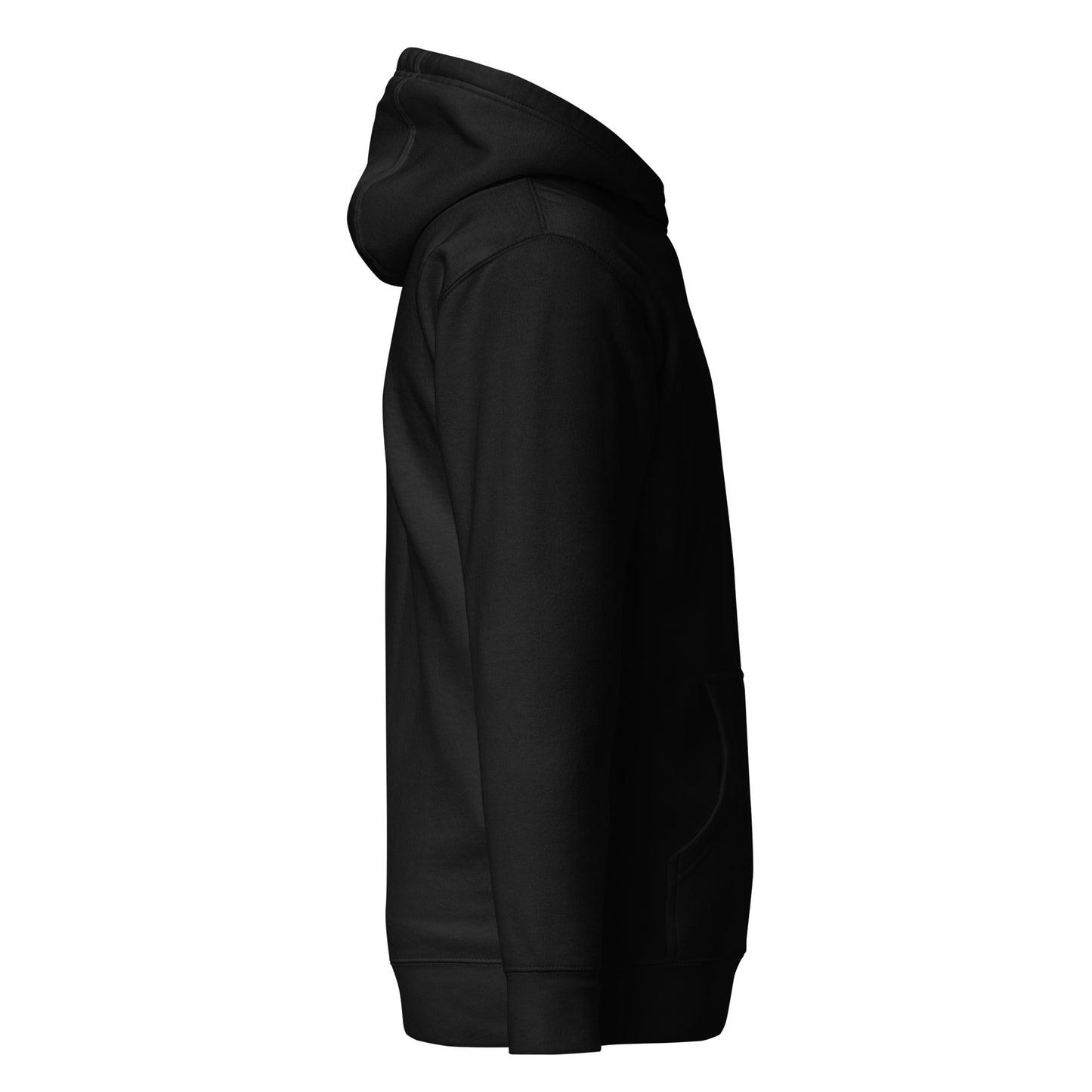 hugs to comfort black hoodie side nap