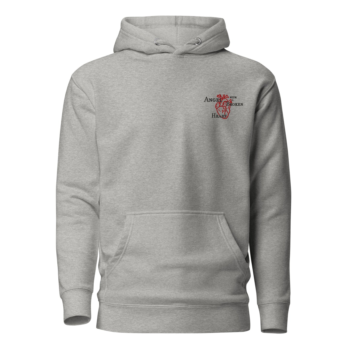 Broken Angel grey hoodie nap