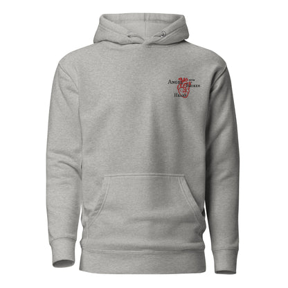 Broken Angel grey hoodie nap