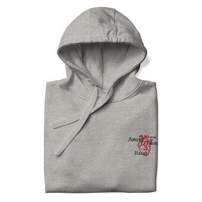 Broken Angel grey hoodie nap