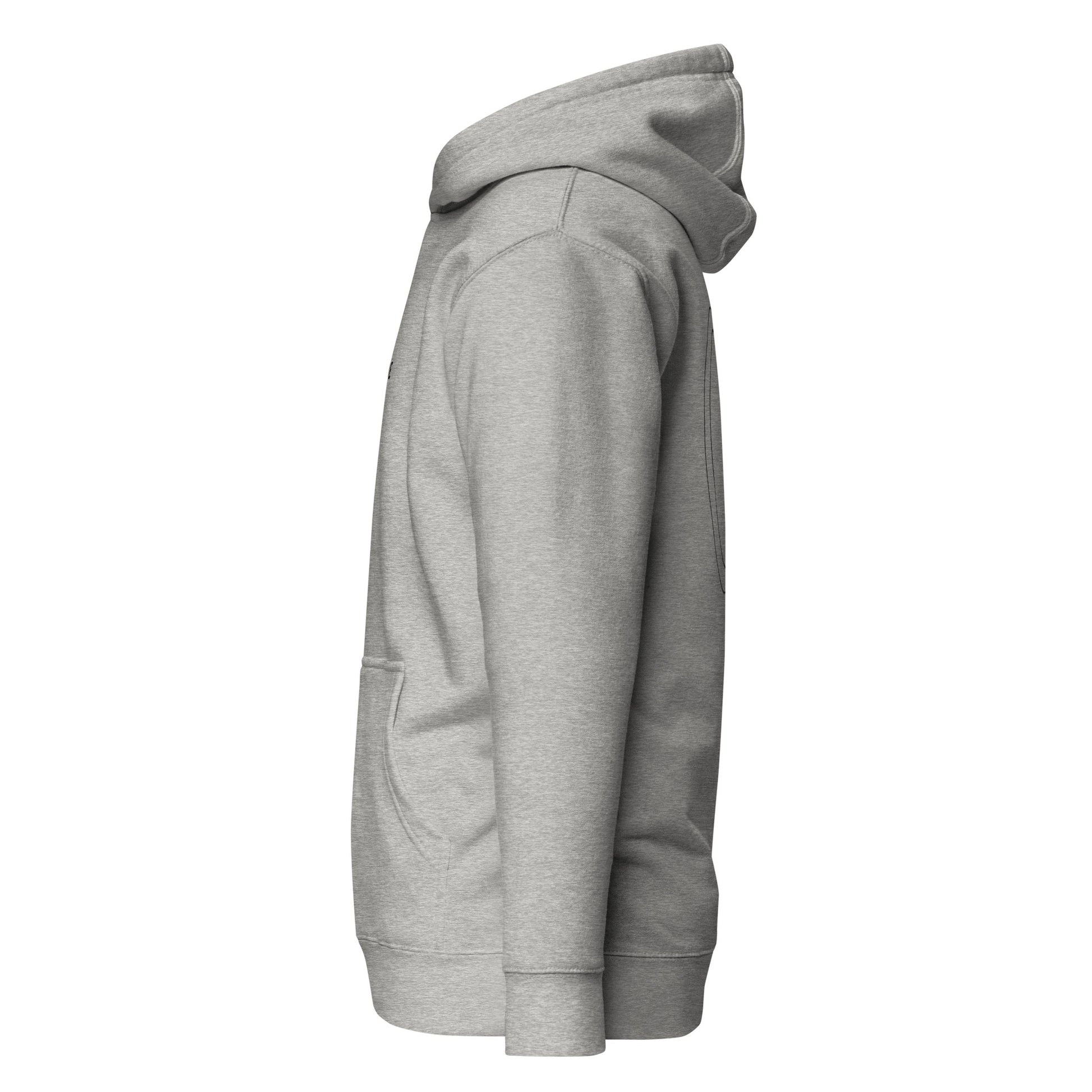 reaches the heart grey hoodie nap