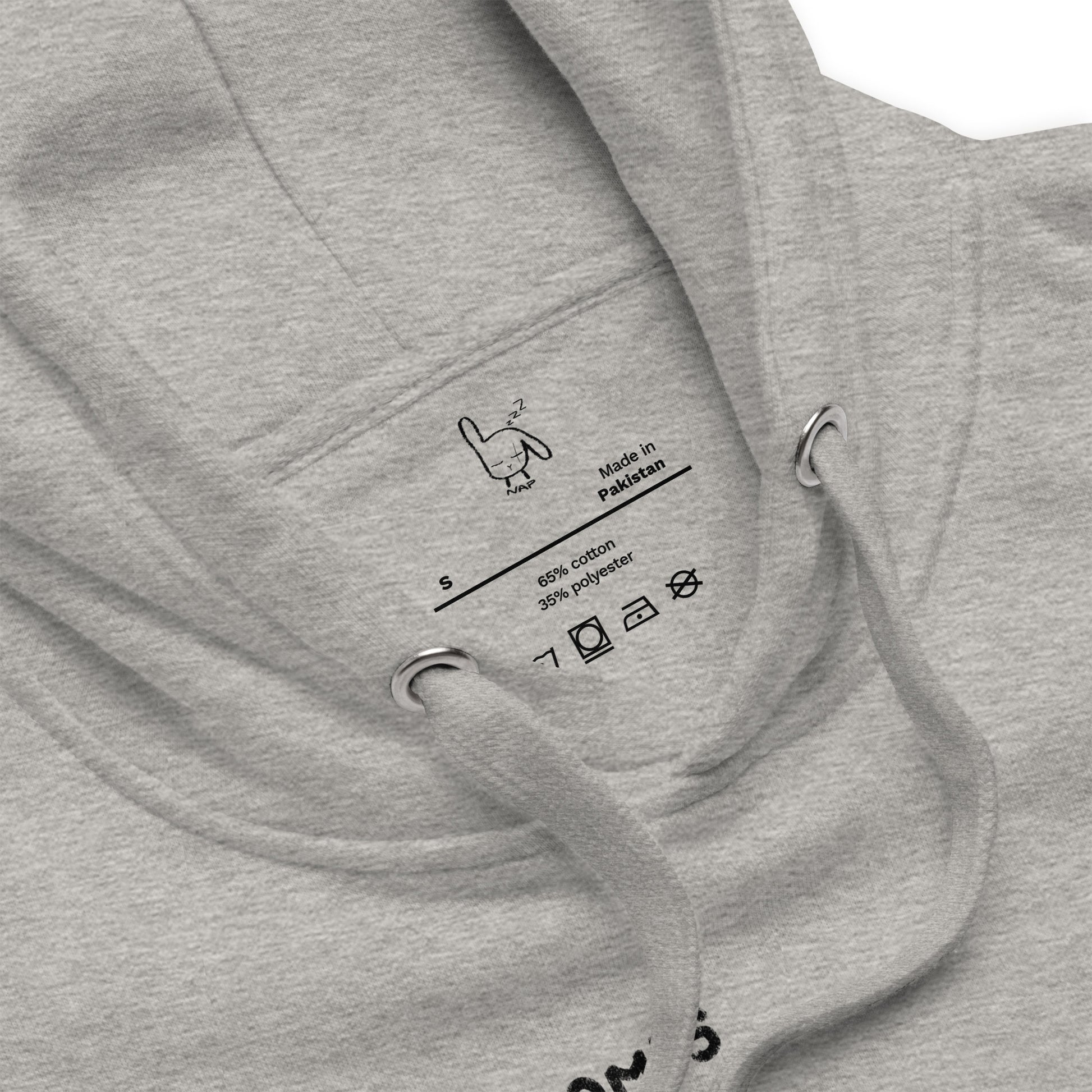 reaches the heart grey hoodie nap