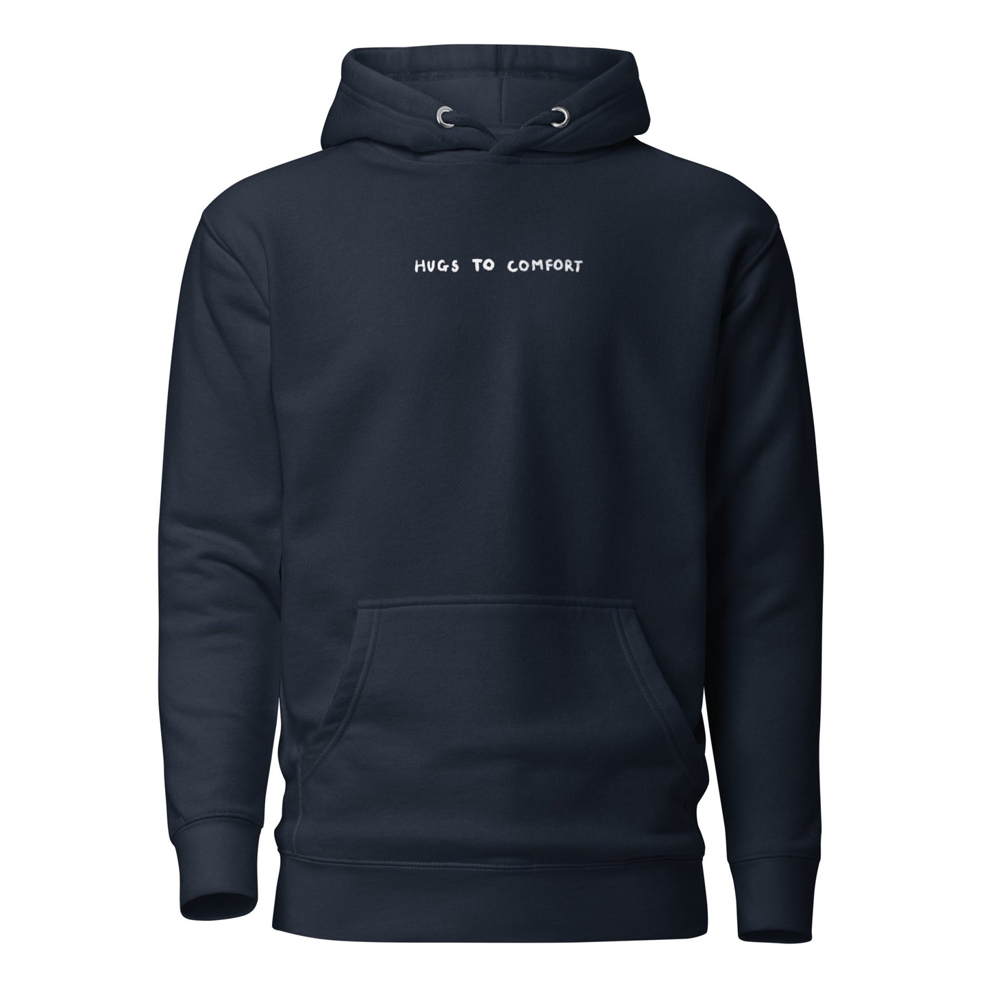 hugs to comfort navy hoodie nap