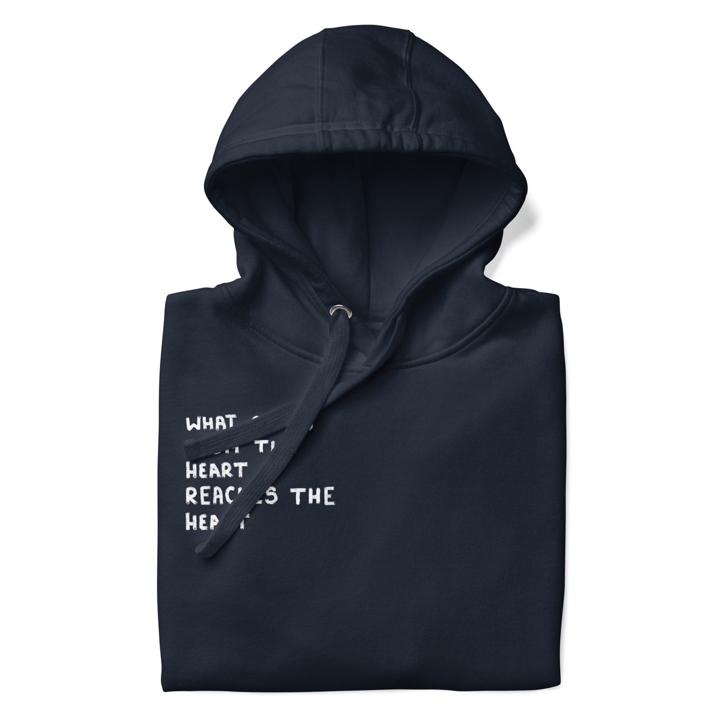 reaches the heart navy hoodie nap