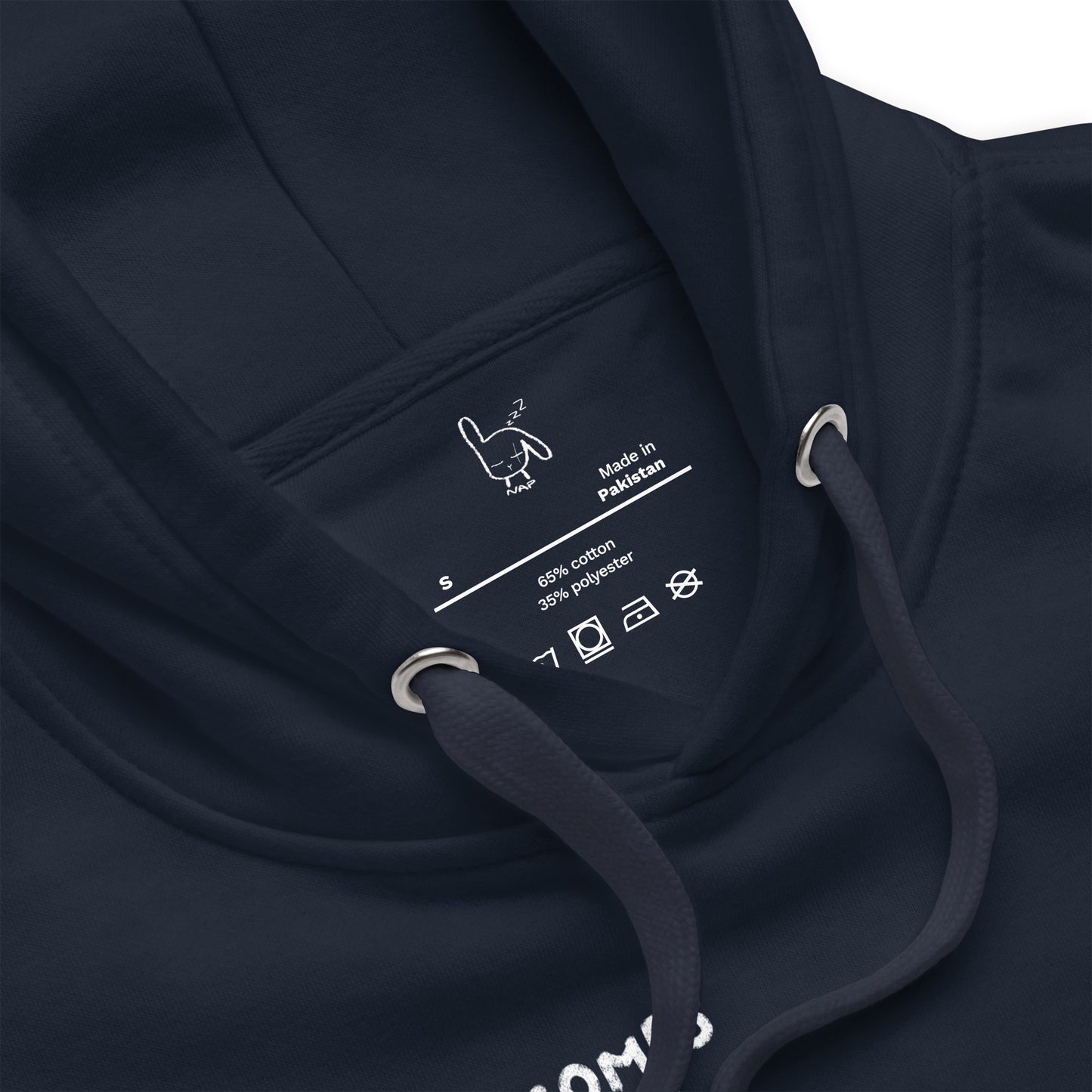 reaches the heart navy hoodie nap