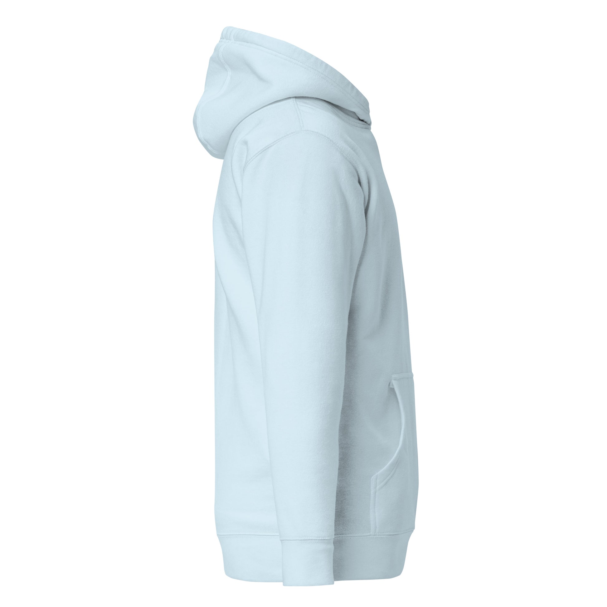 Broken Angel cyan hoodie nap