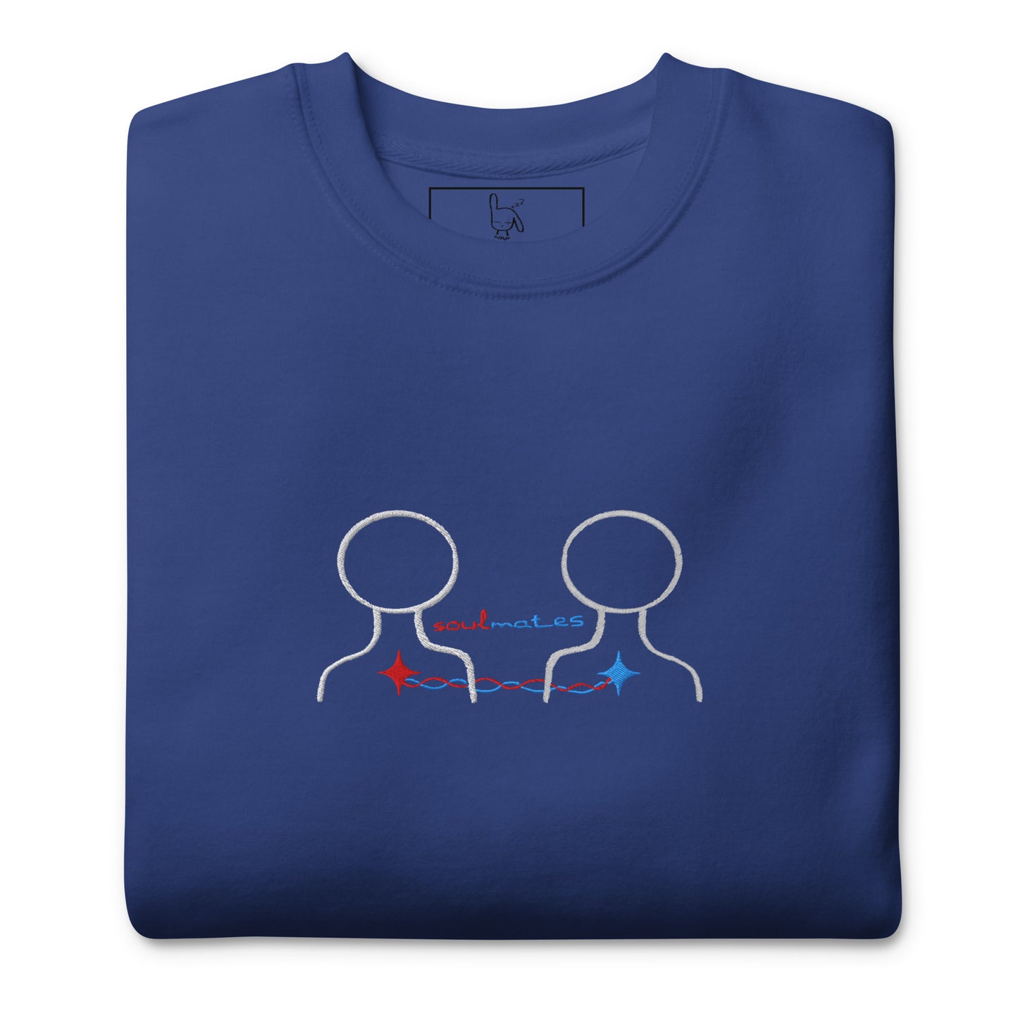 soulmates nap sweatshirt blue