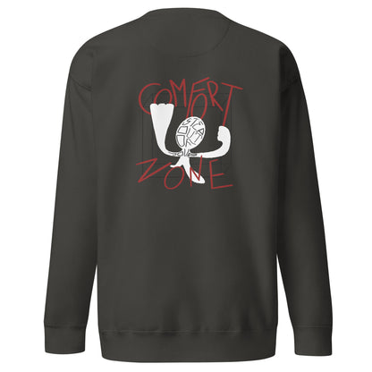 comfort zone vintage black sweatshirt nap