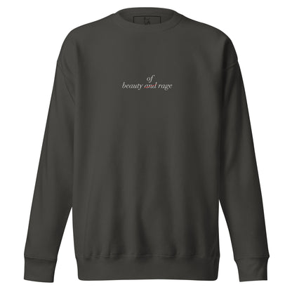 Beauty & Rage vintage black sweatshirt nap