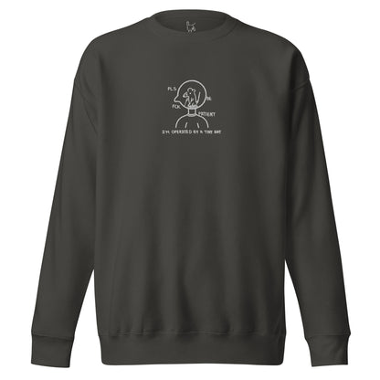 tiny rat vintage black sweatshirt nap