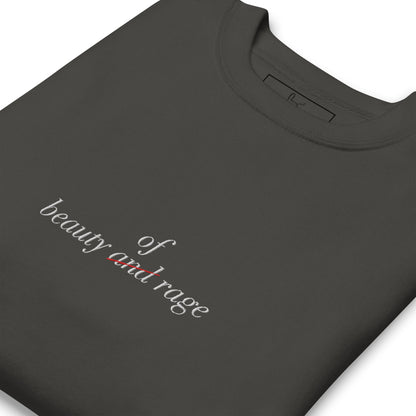 Beauty & Rage vintage black sweatshirt nap