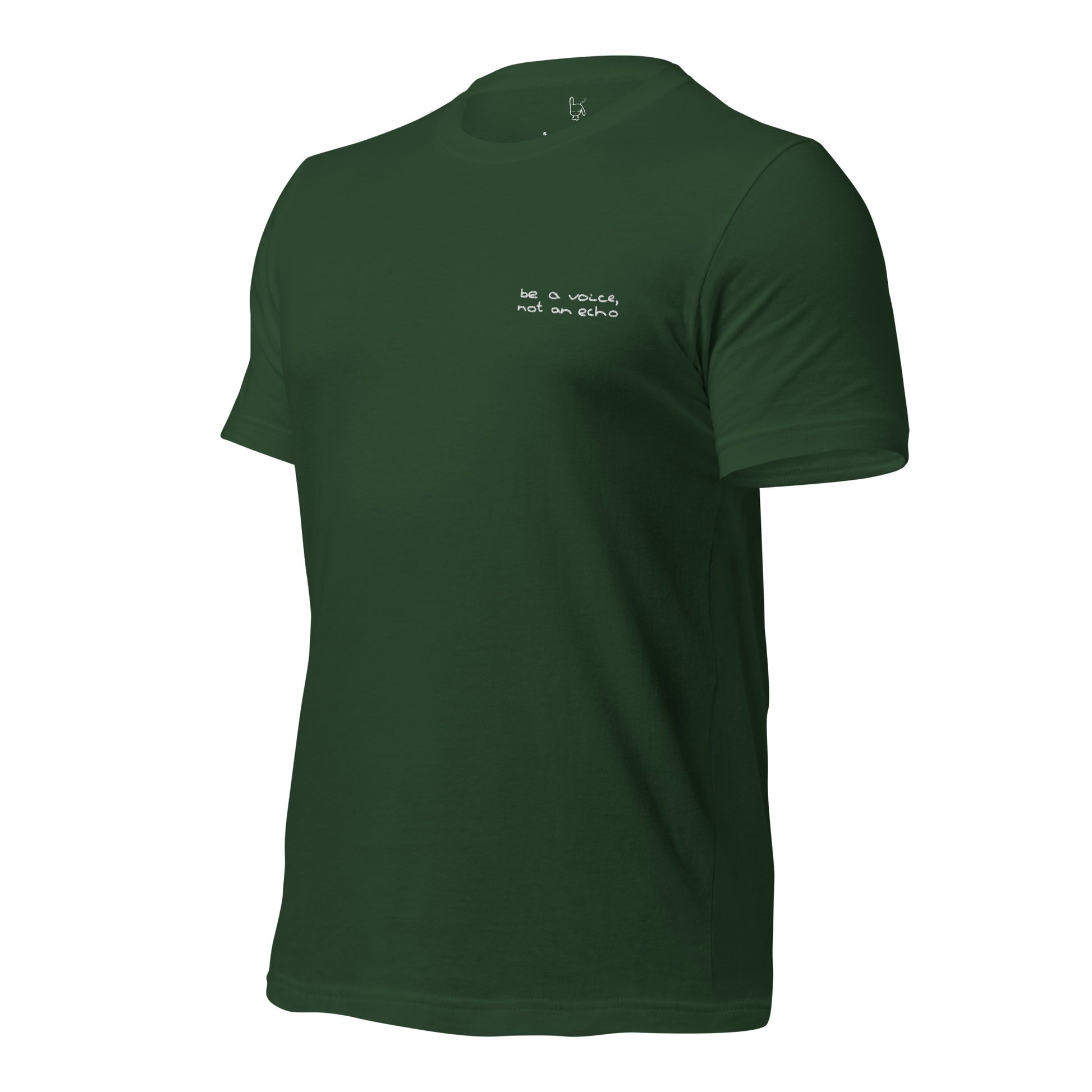 be a voice not an echo green t-shirt nap